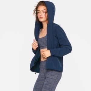 Outdoor Voices Navy Blue Slipstream Track Jacket